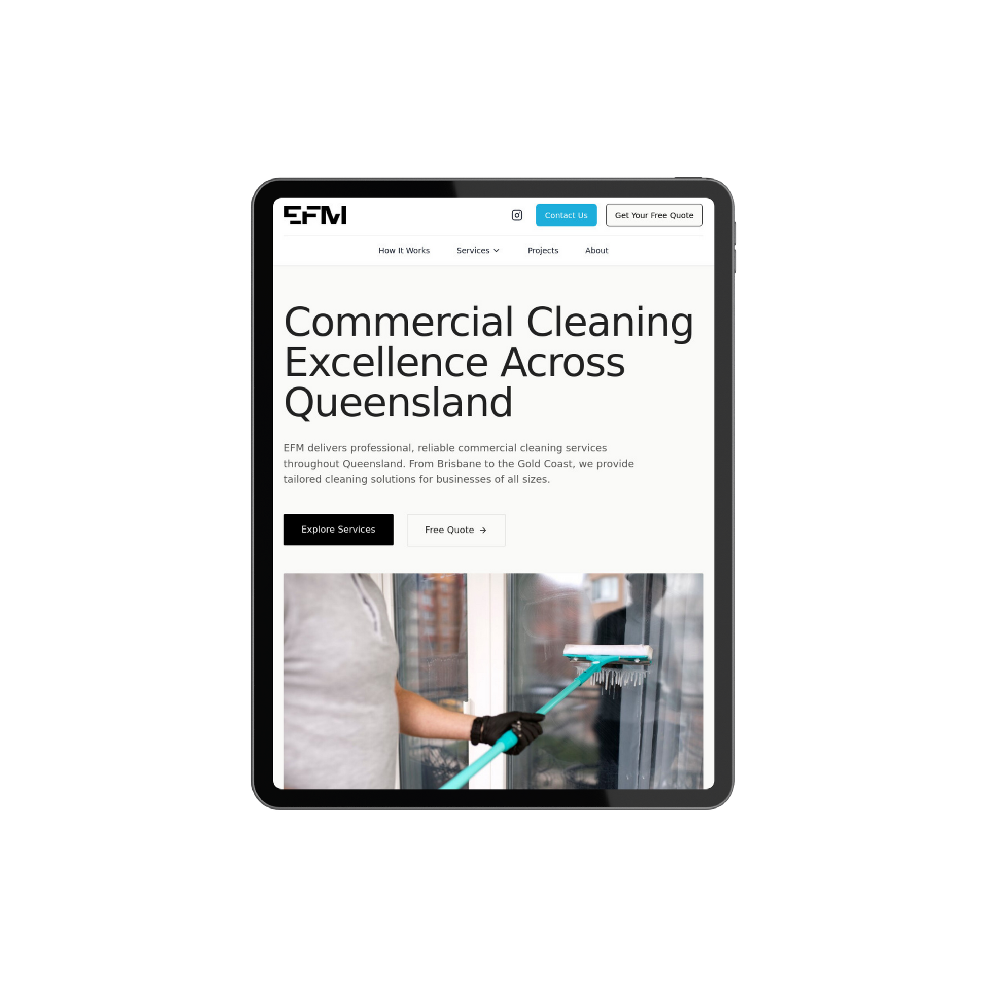 COMMERCIAL CLEANING WEBSITES