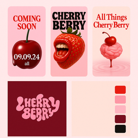 Berry Cherry Template